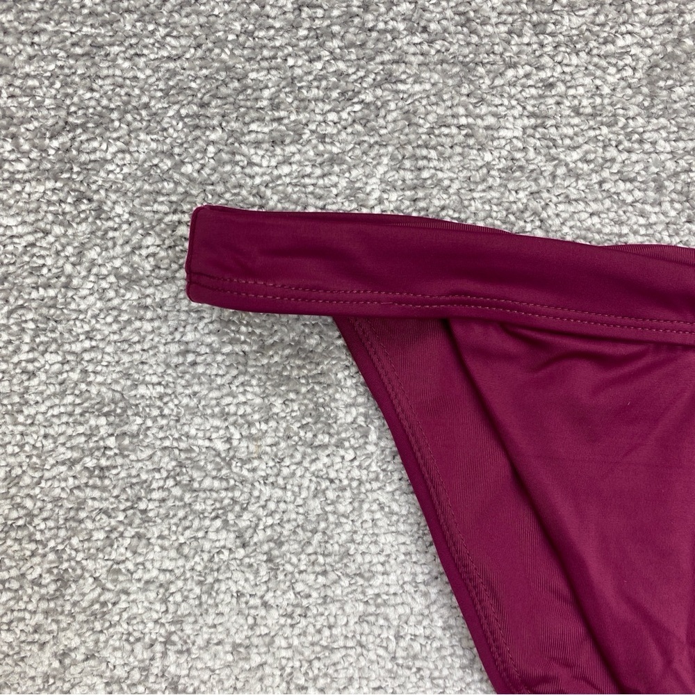 Andie The Caicos Bottom Womens Medium Purple High Waisted Hi Cut Swim AB367-PLUM - Picture 2 of 10